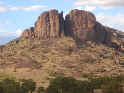Dramatic Volcanic Buttes